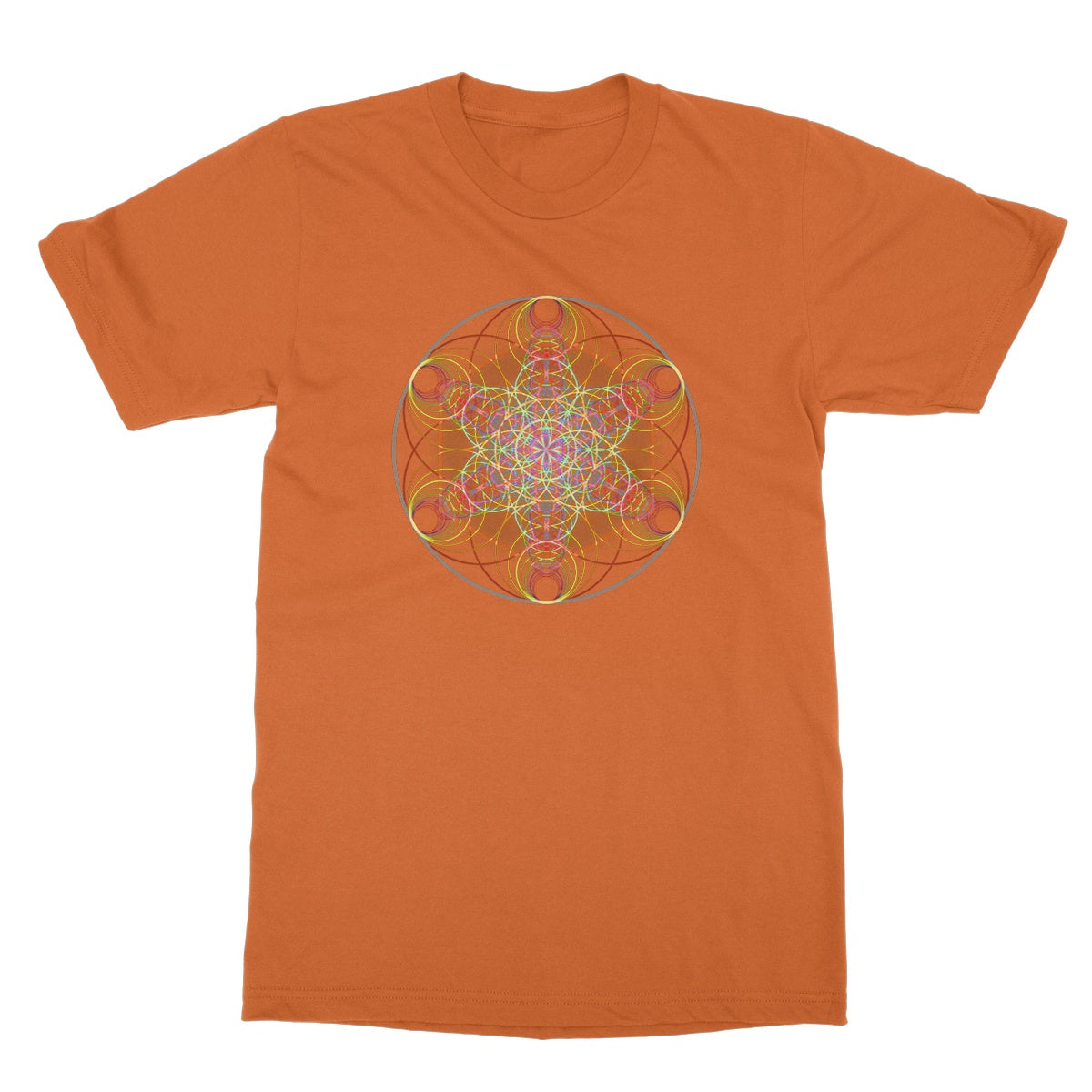 Metatron's Cube Waves Softstyle T-Shirt