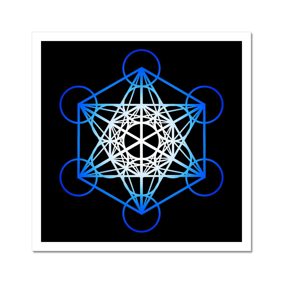 Metatron's Cube Print C-Type Print - Nature of Flowers