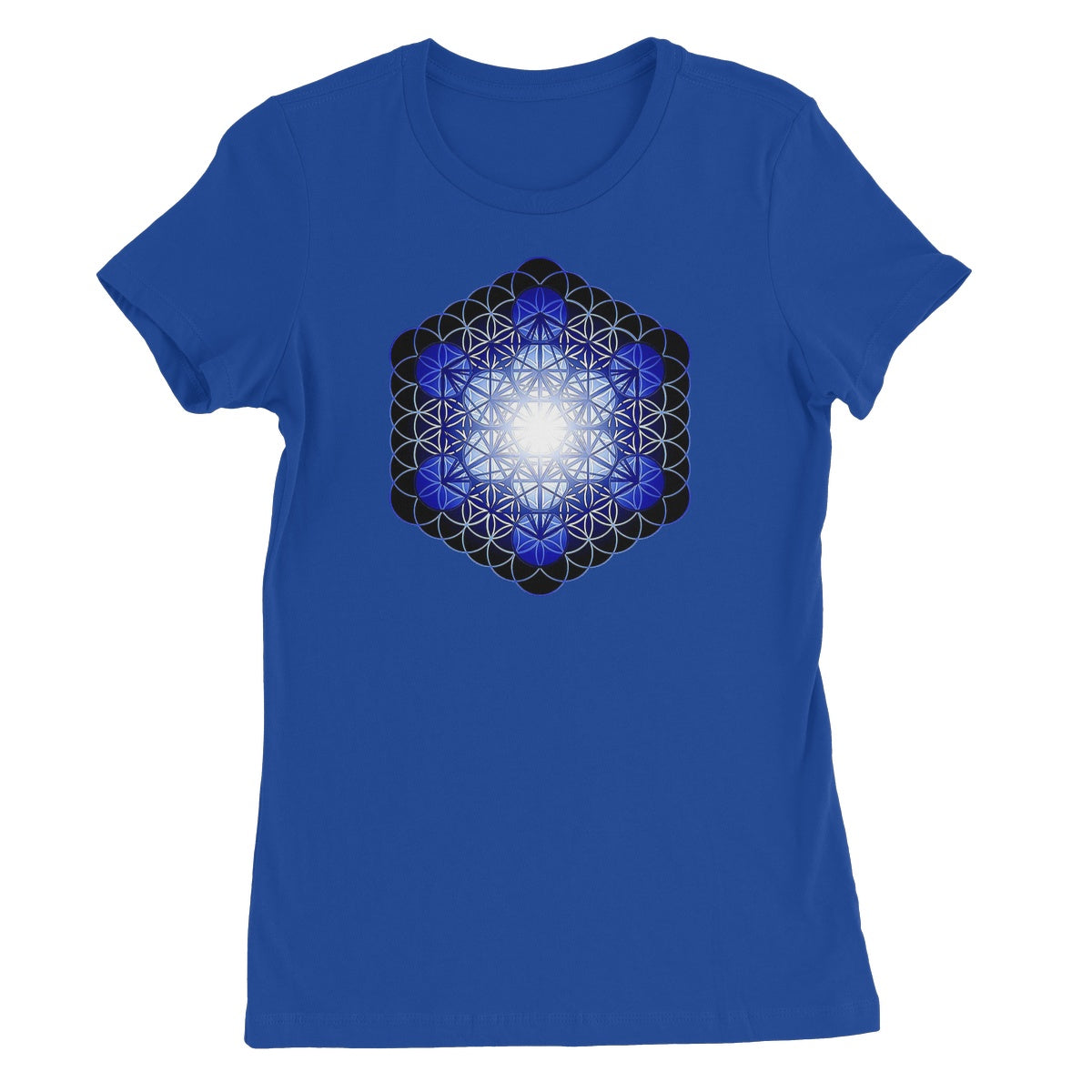 Fruit of Life Glow in Blue Women's Favourite T-Shirt