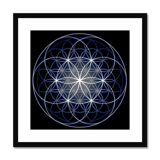 Seed and Flower of Life Print Framed & Mounted Print - Nature of Flowers