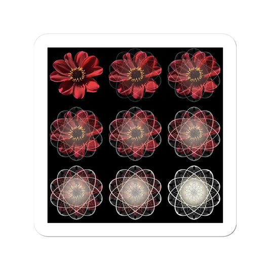 The Geometry of Flowers 4 Sticker