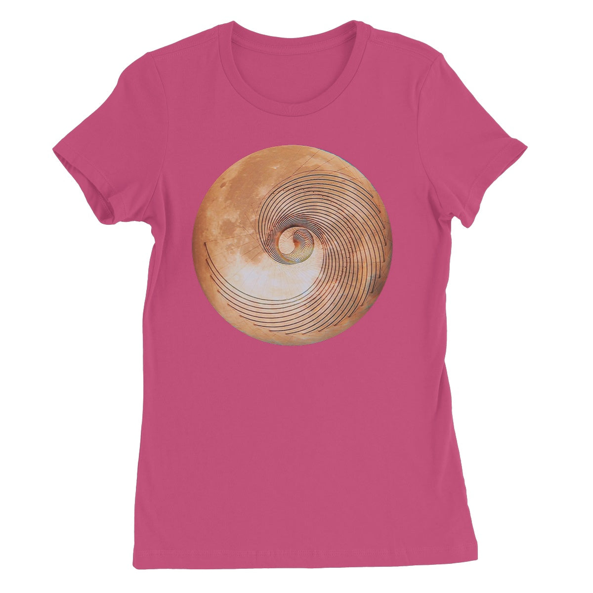 Fibonacci Moon Women's Favourite T-Shirt - Nature of Flowers