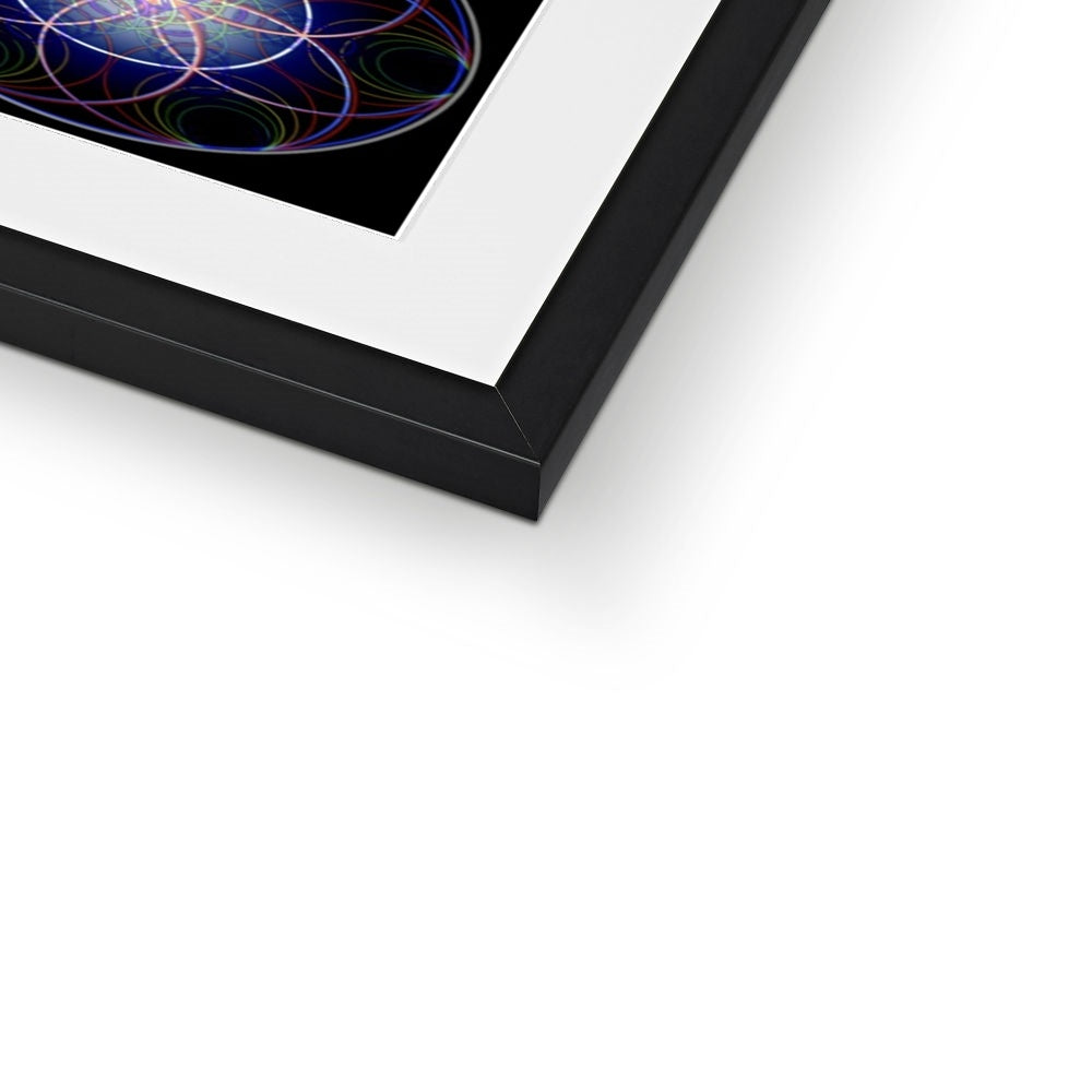 Seed of Life in Nine Framed & Mounted Print