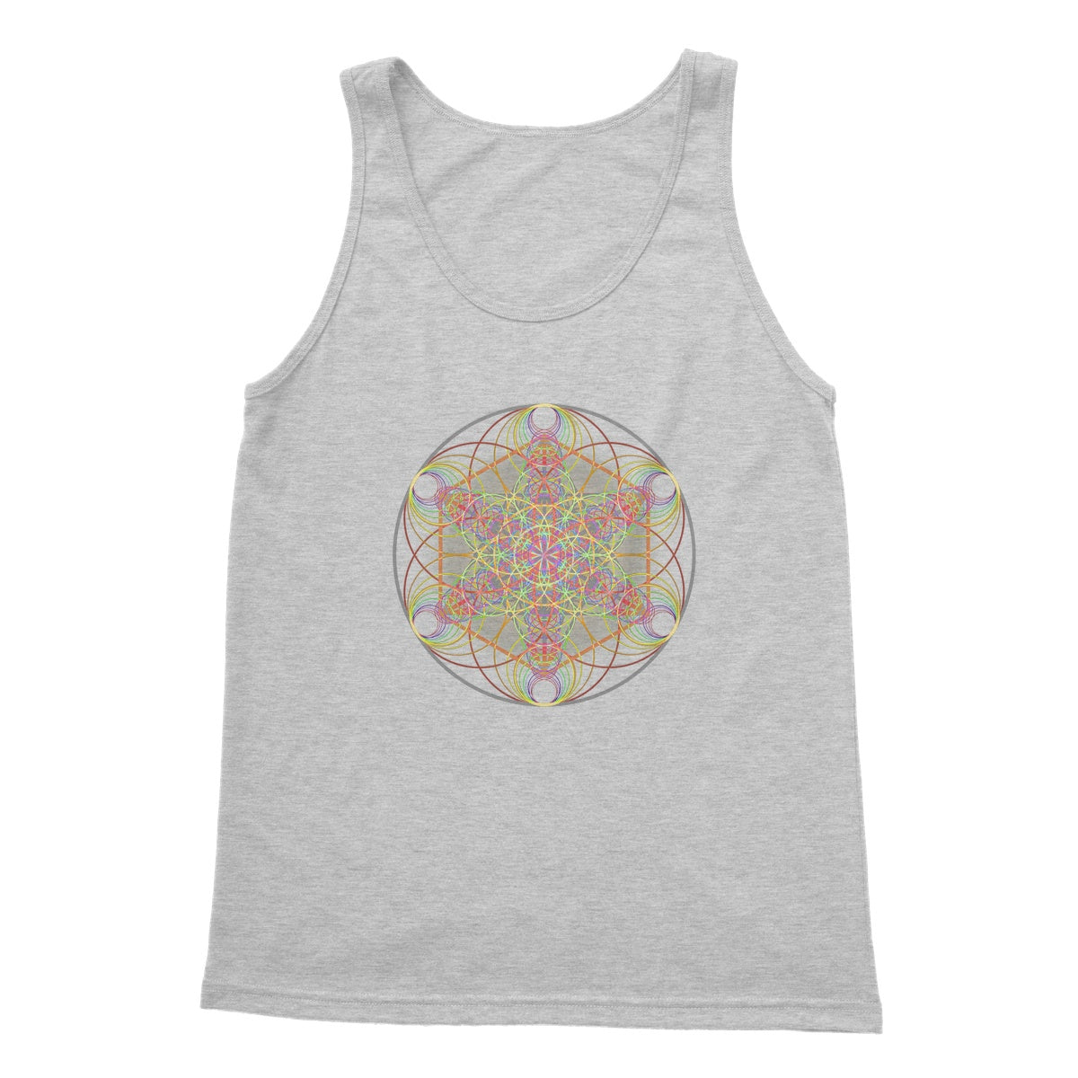 Metatron's Cube Waves Softstyle Tank Top