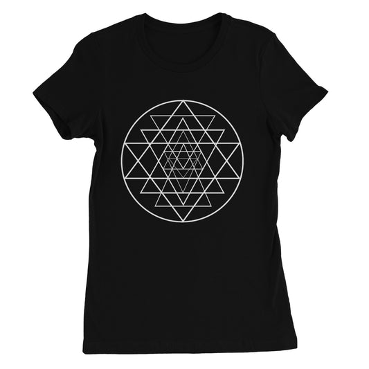 Shri Yantra Creation Women's Favourite T-Shirt - Nature of Flowers