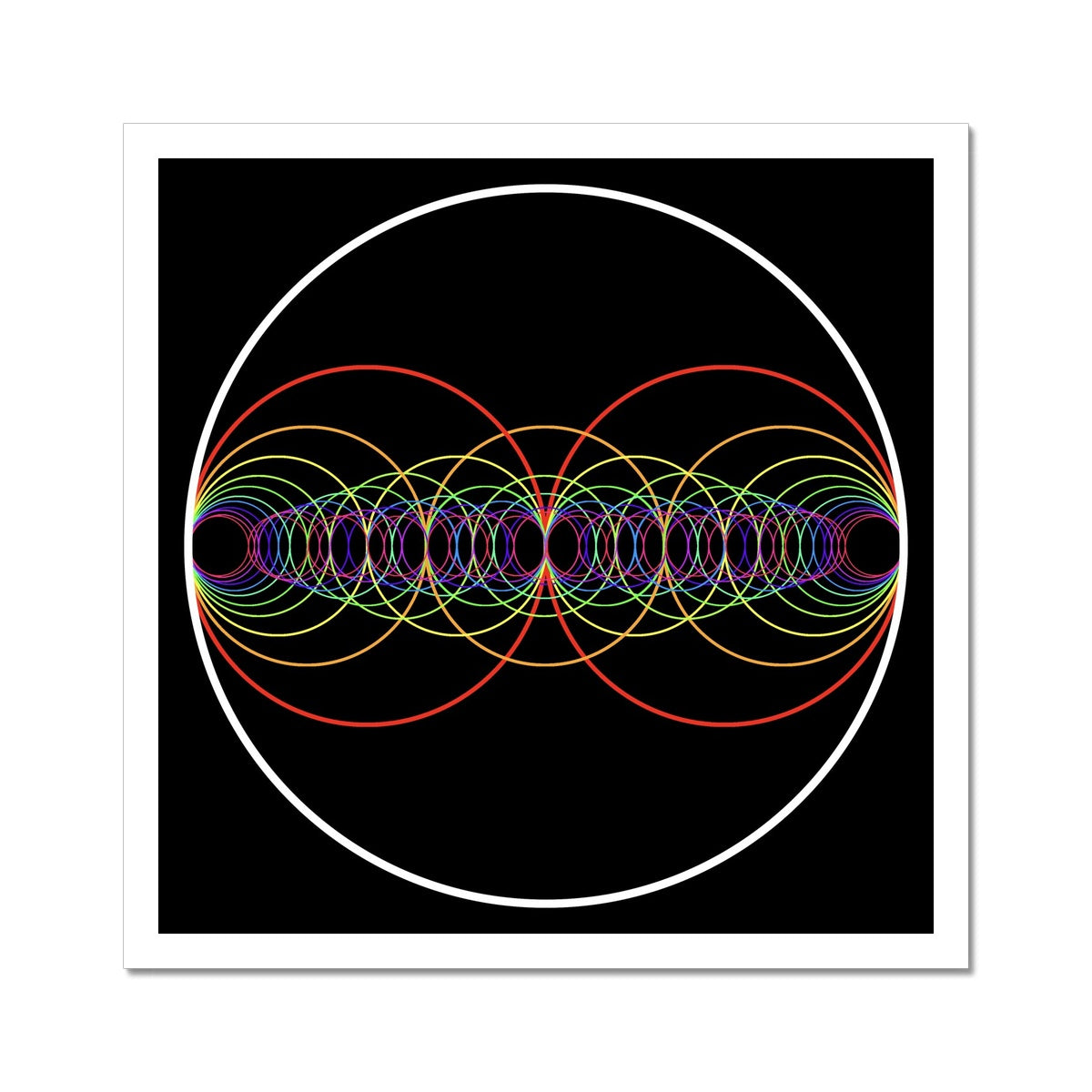 Complete Sound Waves in a Circle C-Type Print
