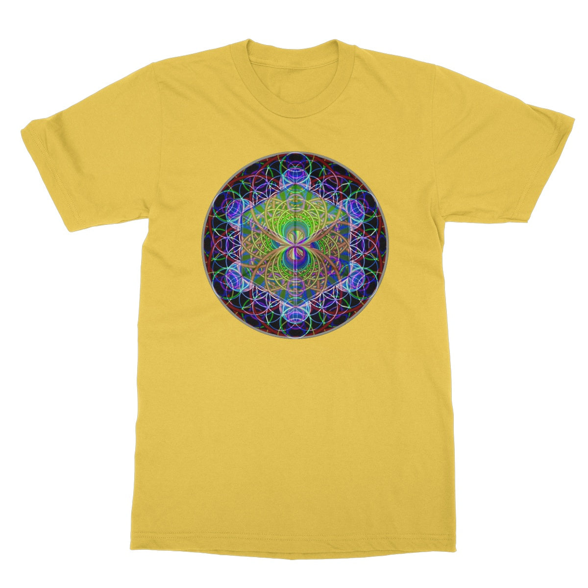 The Platonic Solid Cube  Softstyle T-Shirt